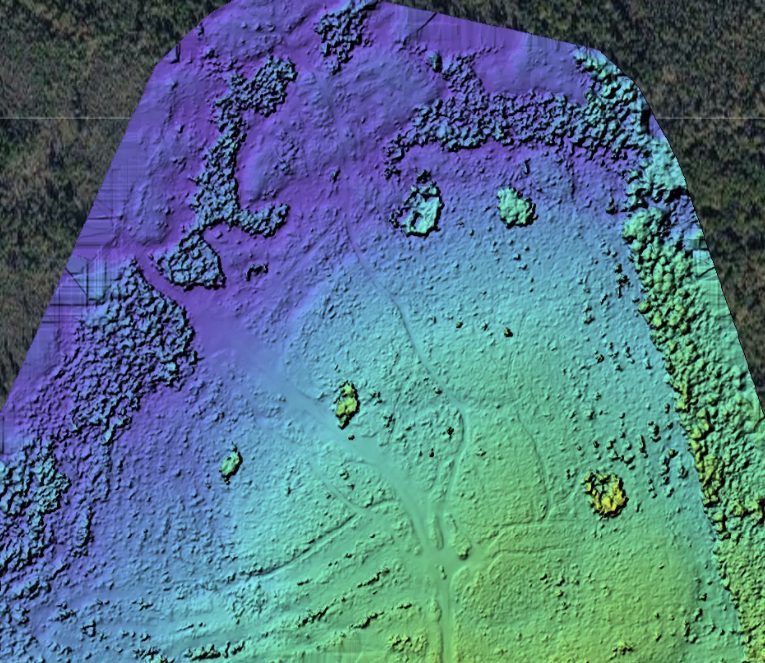 Elevation model · site terrain