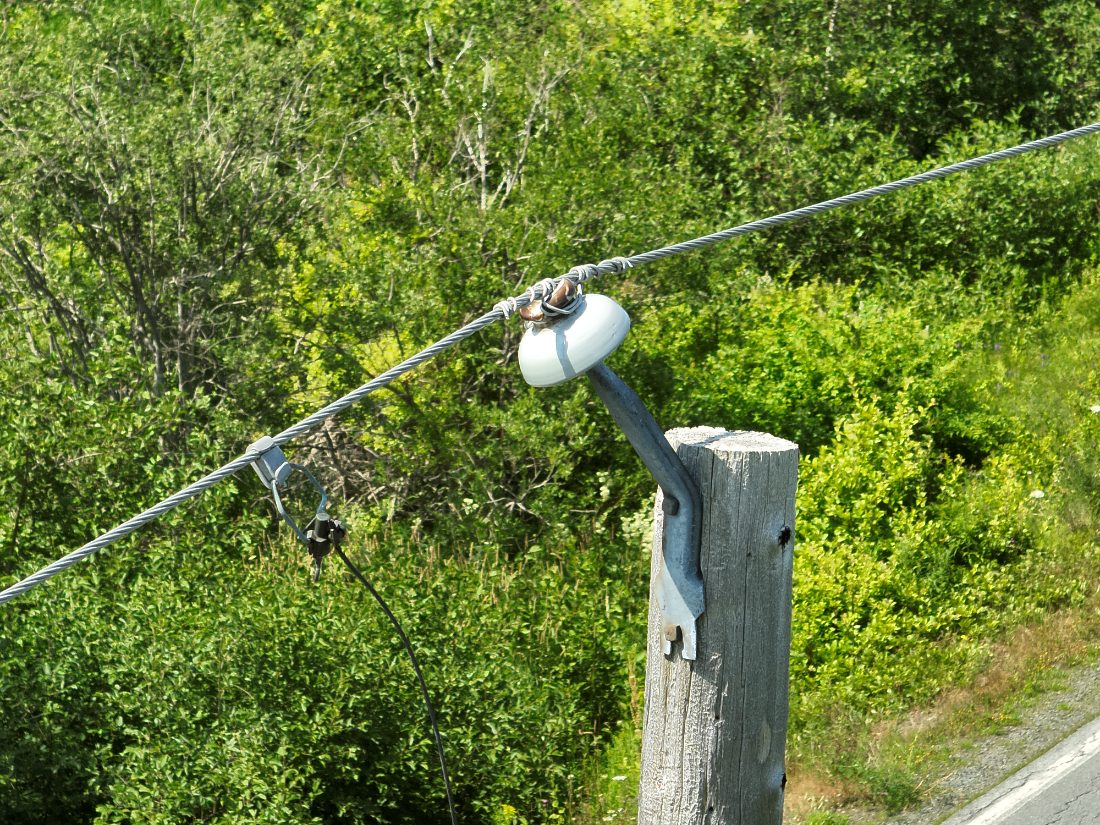 Bent insulator · line inspection