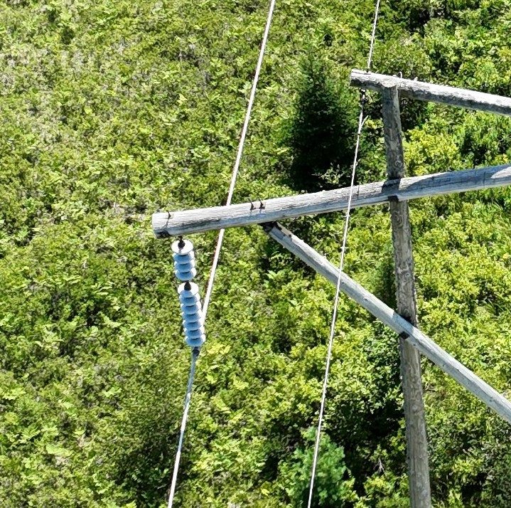 Missing insulator · transmission structure