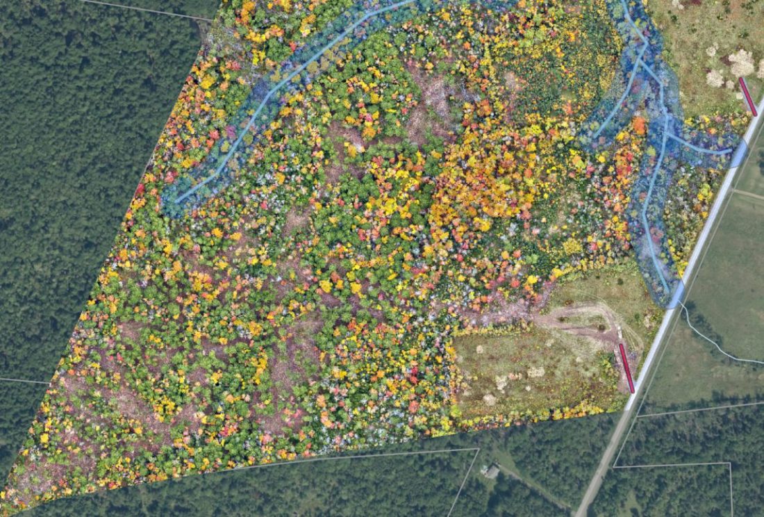 Orthophoto · watercourse buffers